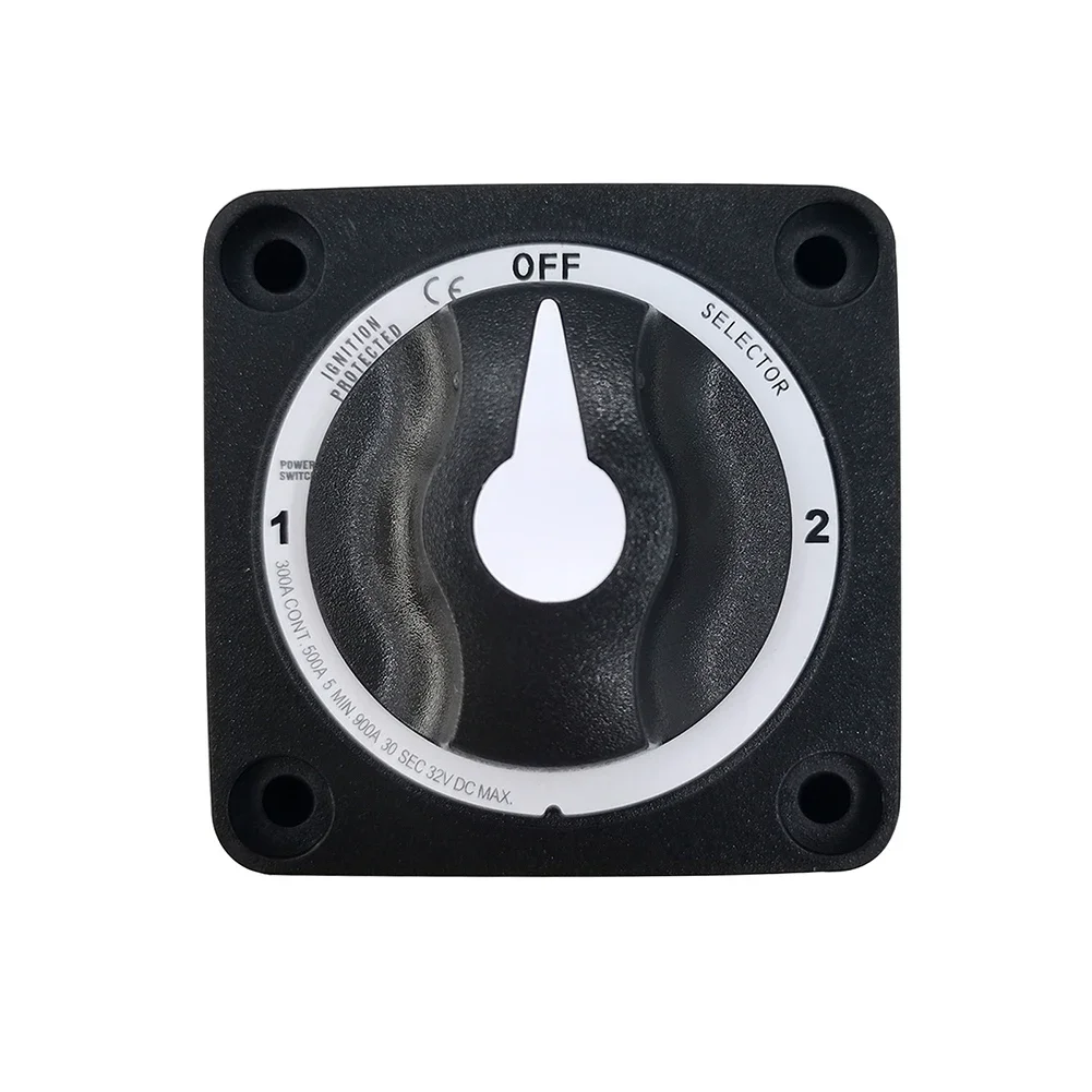 

DC 32V 300A Marine Battery Selector Switch 4 Position Isolator Power Circuit Cut Off Switch For Marine Boat Battery Switch Tools