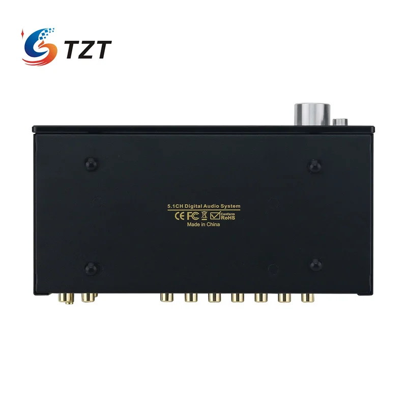 TZT UD951C DSD فك ترميز الصوت الأسود الإصدار القياسي/5.8G الإصدار مع جهاز استقبال 5.8G DTS Dolby 5.1 مع شاشة ملونة 3.2 بوصة