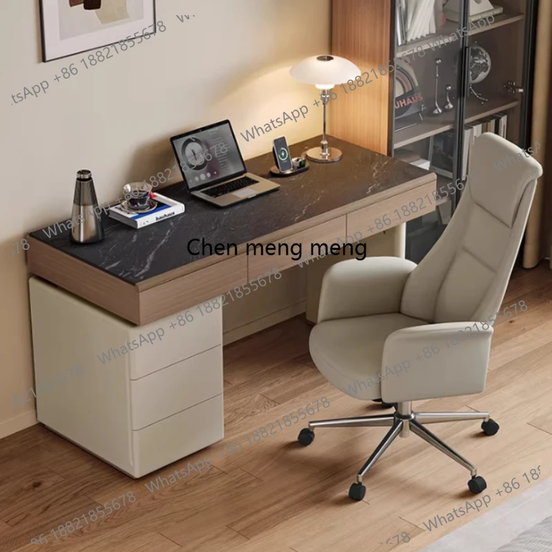 home Modern slate countertop desk extendable gaming desk Room desks Motion office table pliante l shaped tables office furniture