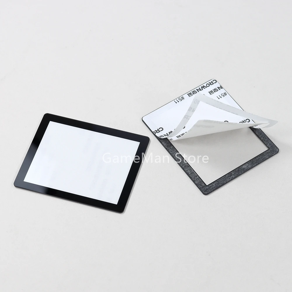 

100pcs/lot LCD Screen Lens Plastic Cover with Adhesive Replacement for NDS Game Console Screen Lens Protector