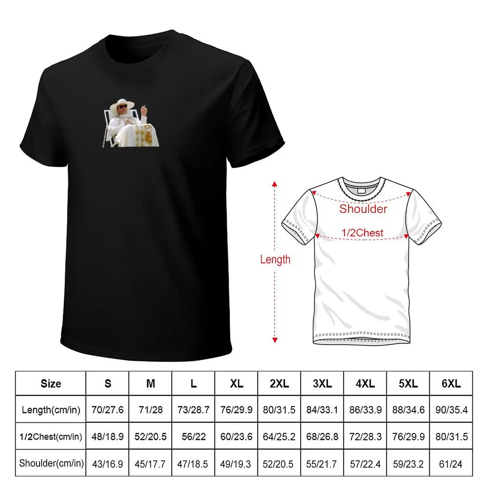 The Young Pope T-Shirt printed t shirts for man T-Shirt