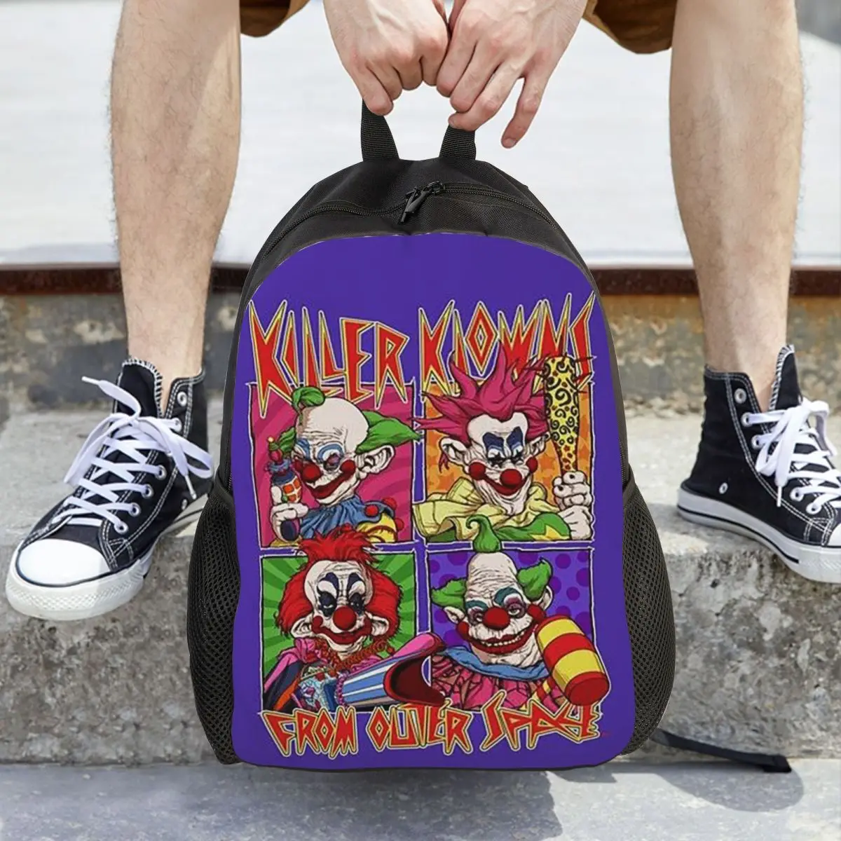 

Рюкзак Killer Klowns From Outer Space, Лидер продаж, рюкзак большой вместимости, детская сумка для книг, школьная сумка, сумки на плечо для мужчин и женщин