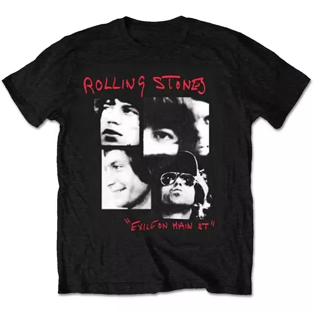 

Уличная мода, рок-топ с коротким рукавом, 1963, футболка Rolling Stones The Rolling Stones, американский ретро-панк, женская футболка в стиле рок-топ