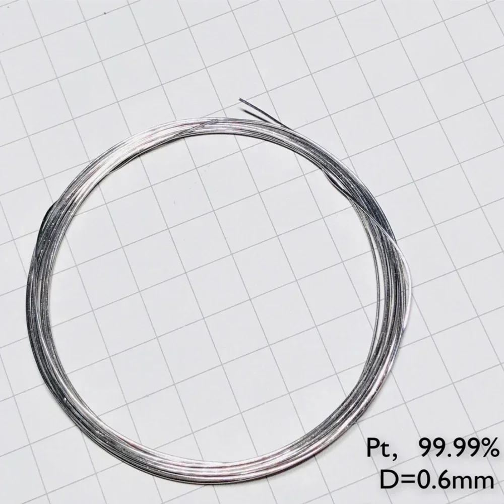 

Pure Platinum Wire Diameter 0.1-1.0mm 99,99% 4N Pt Metal Wire