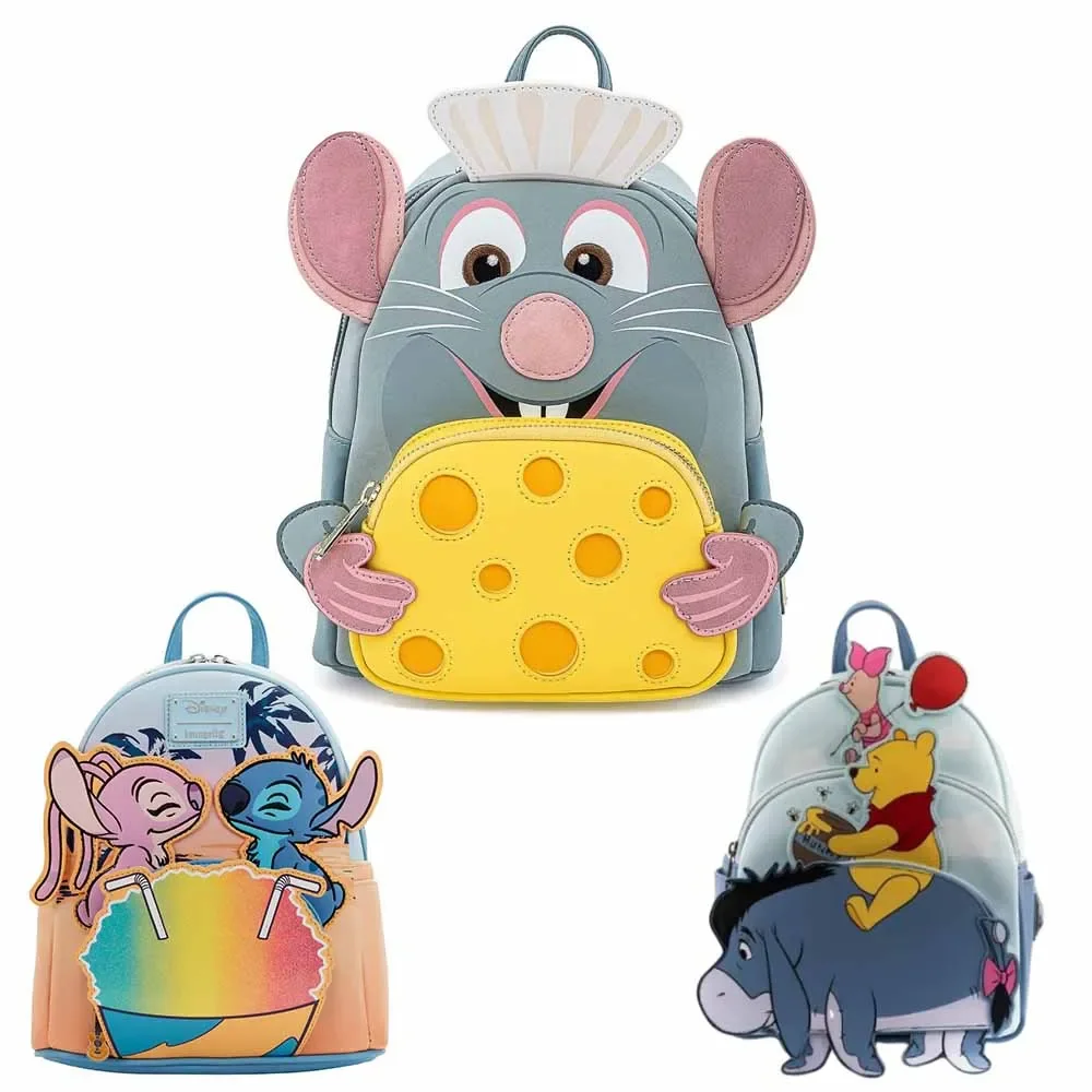 Ratatouille Chef Cosplay bolso de hombro con doble correa para mujer bolso mochila práctica para niños regalos para niñas