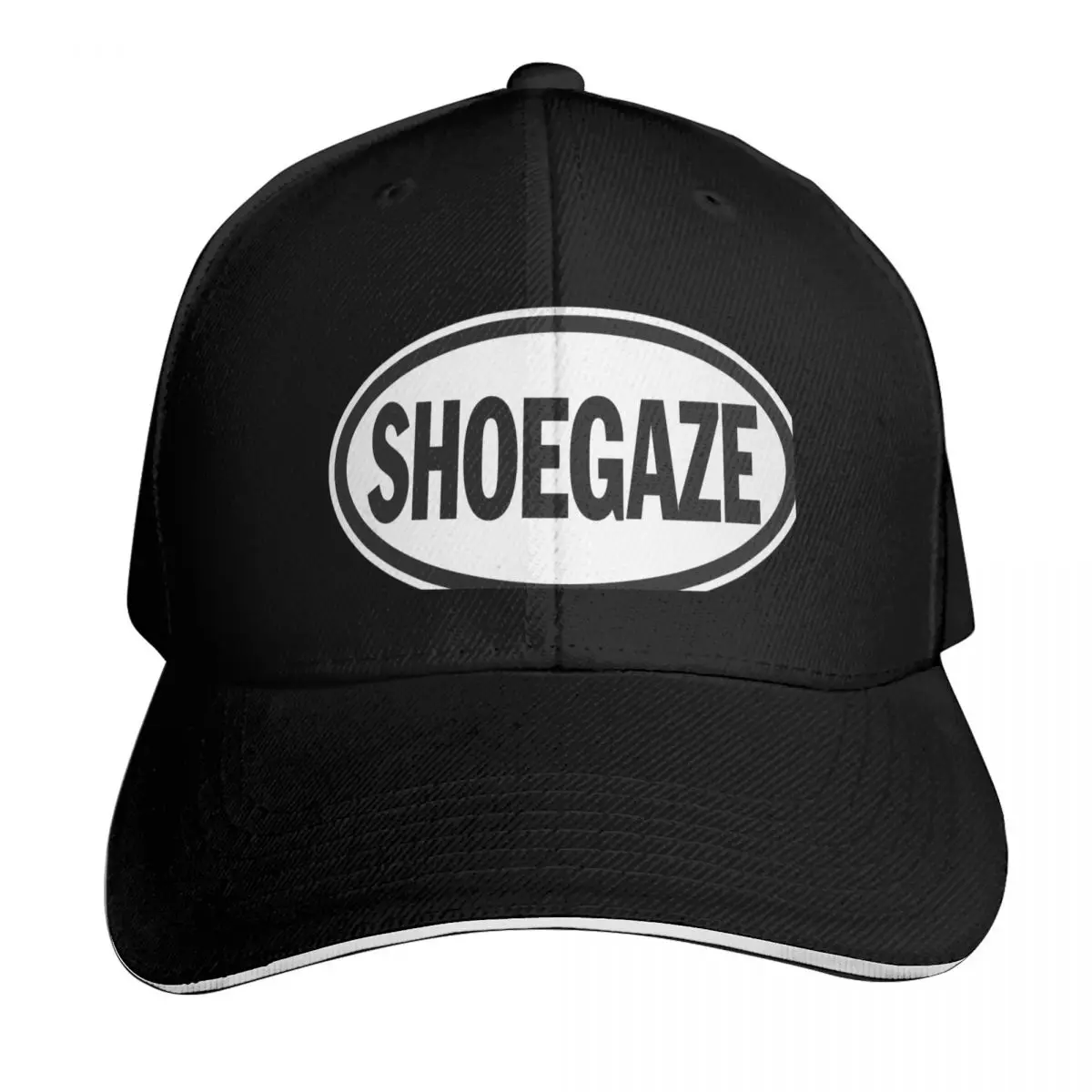 SHOEGAZE MUSIC Baseball Cap Six Panel Structured Crown Sun Protection UPF 50+ Breathable Mesh Back