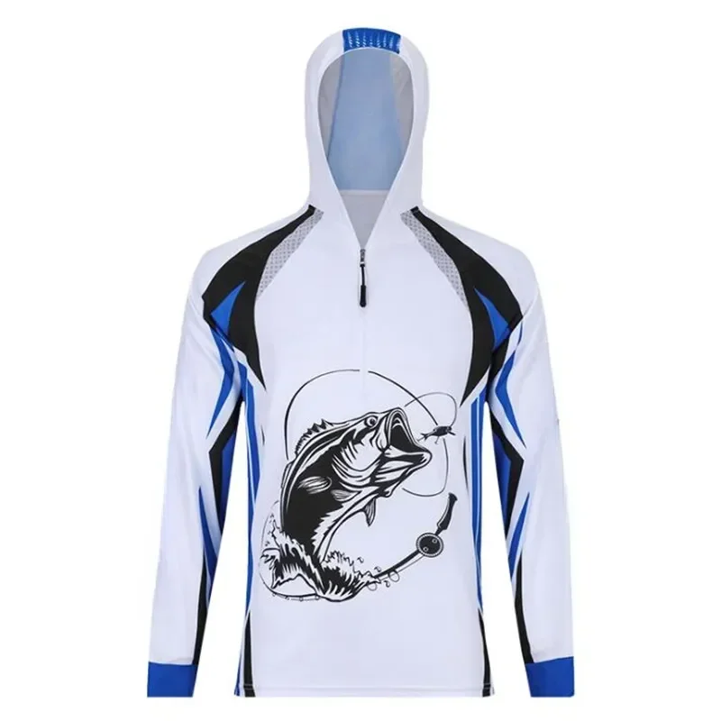 

Anti-UV Long Sleeve Fishing Jersey Professional Breathable Quick Dry Fishing Hoodie Outdoor Men Clothes Fishing Coat