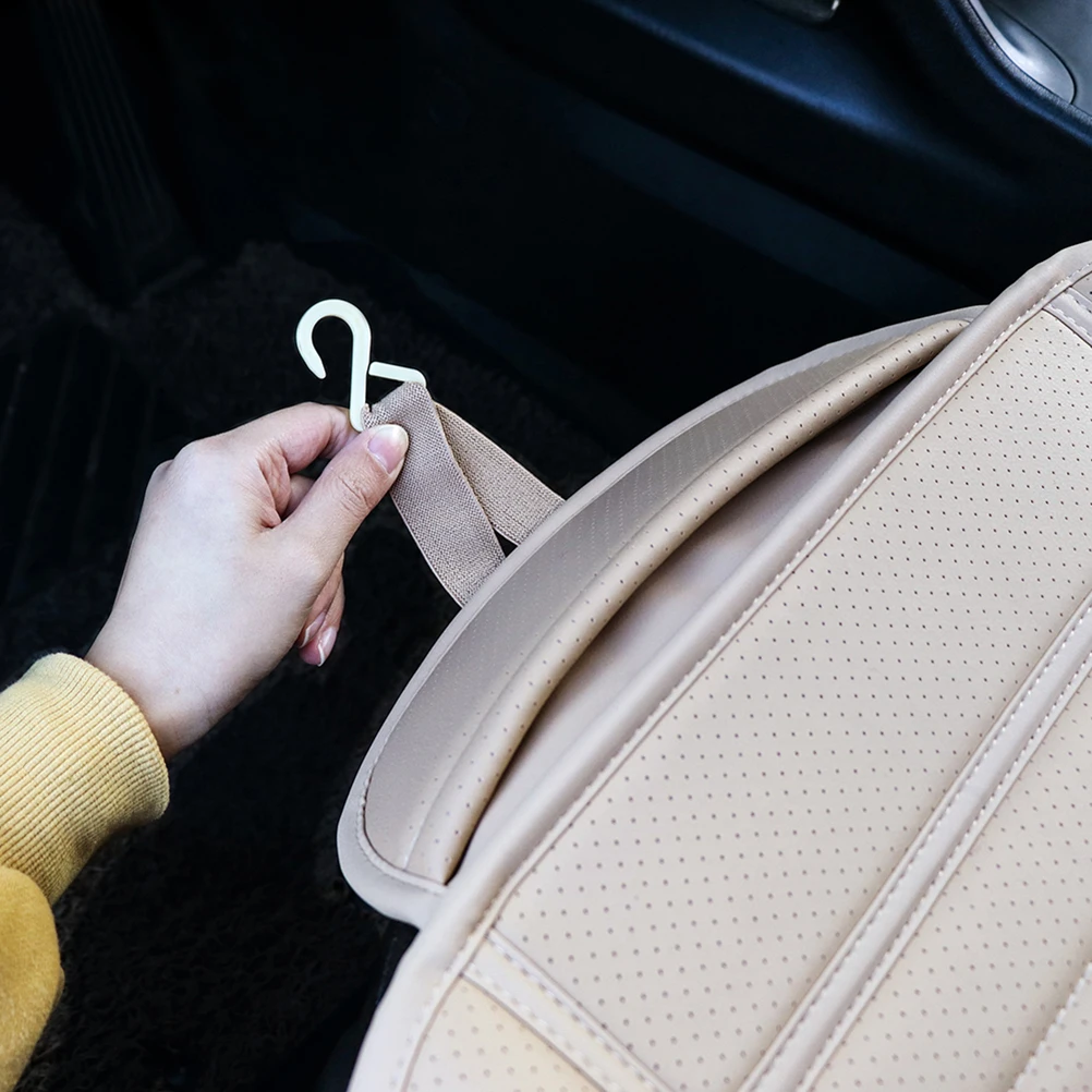 

1Pcs Non-Slip Car Front Seat Cover PU Waterproof Protector Breathable Silicone Auto Cushion Comfortable Car Seat Cover