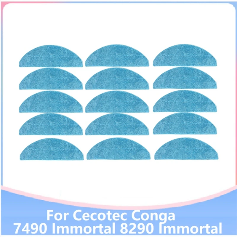 Replacement Mop Cloth For Cecotec Conga 7490 Immortal / 8290 Immortal / Kabum Smart 900 Vacuum Cleaner Parts