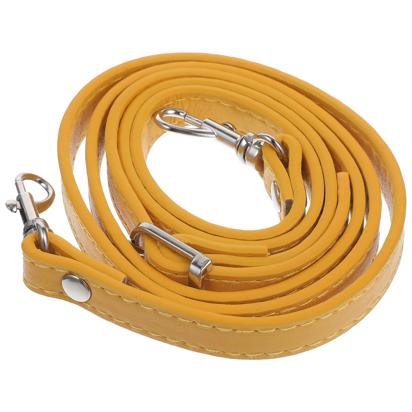 

PU Synthetic Handbag Strap Adjustable Shoulder Bag Replacement for Crossbody Messenger Tote Bag DIY Pouch Yellow