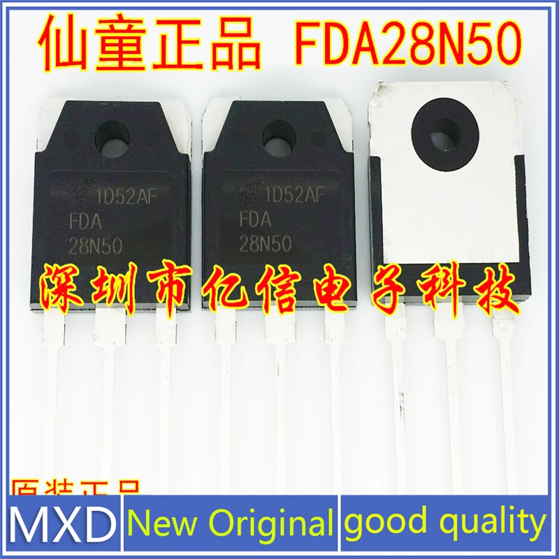 정품 전계 효과 모스 튜브, FDA28N50, 0V 재고, 좋은 품질, 5 개/로트, 신제품