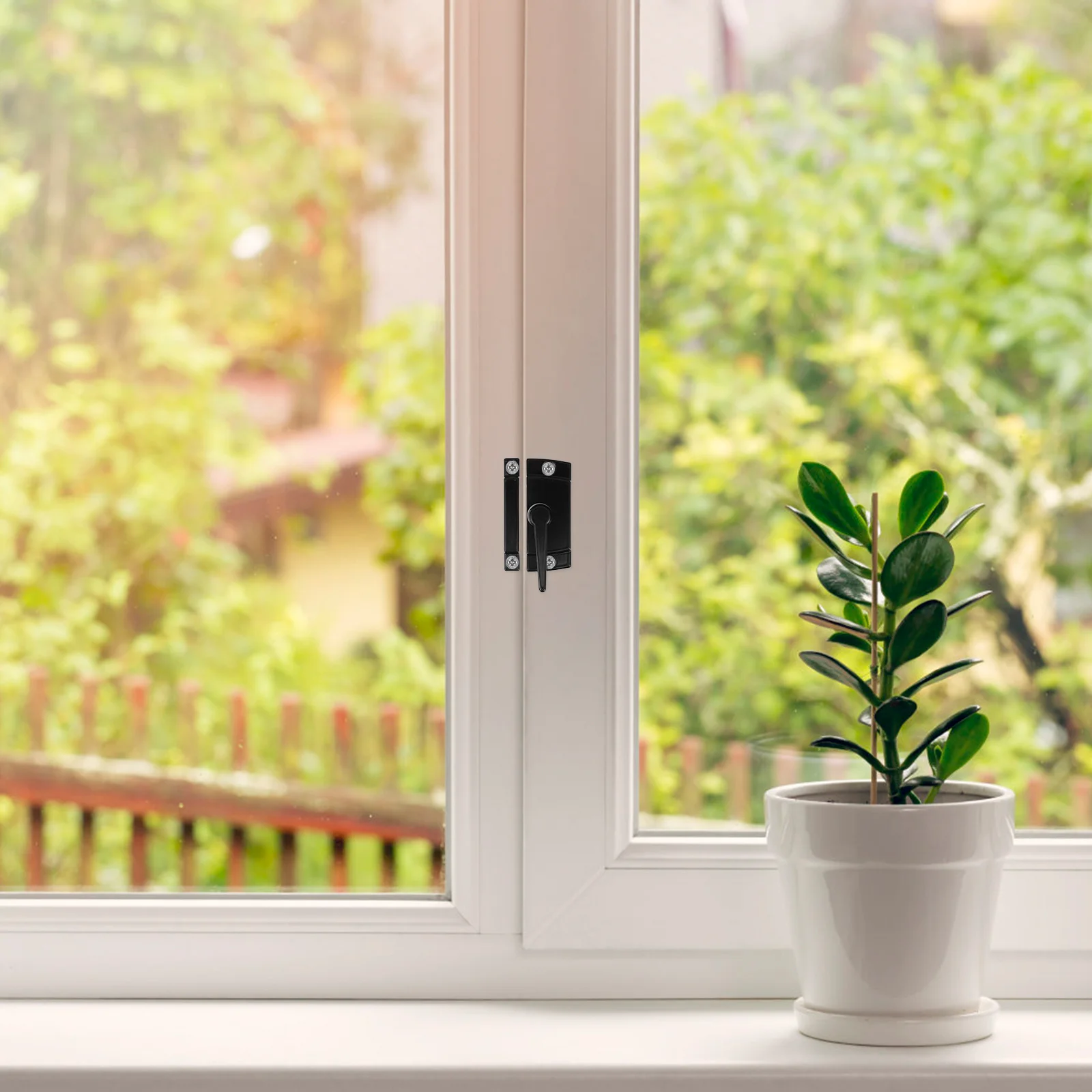 

Secure Reliable Sash Locks for Sliding Windows Quick Installation Antitheft Protection Window Deadbolt Lock Window Sash Latch