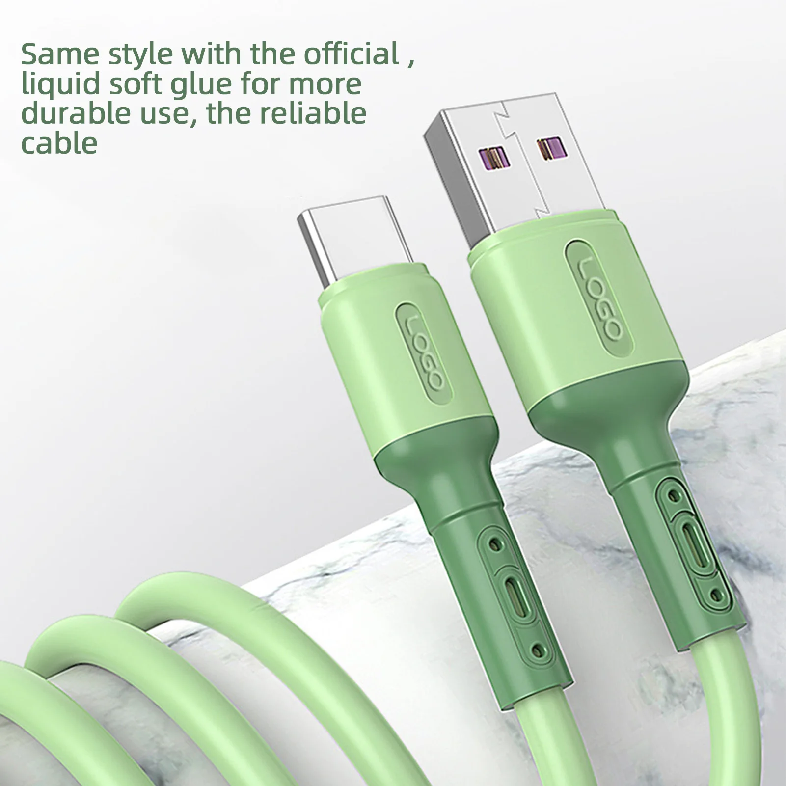 Color Fast Data Cable Data Charging Cords 5A Charging Cords With Fast Data Transmission Speed Compatible