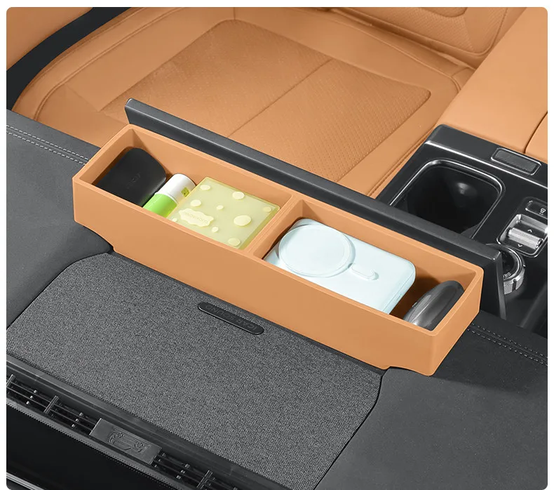 For Chery ICAUR ICAR V27 Car Navigation Screen Rear Silicone Storage Box Dashboard Sundries Organizer Tray Interior Accessories detail image 16