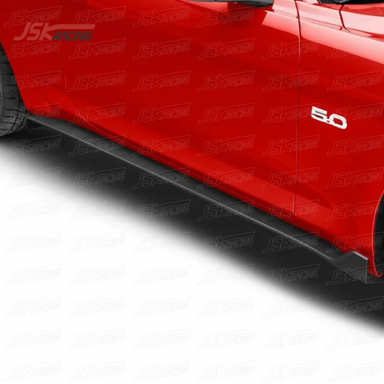 GT350 STYLE ABS SIDE SKIRTS for 2015-2023 FORD MUSTANG