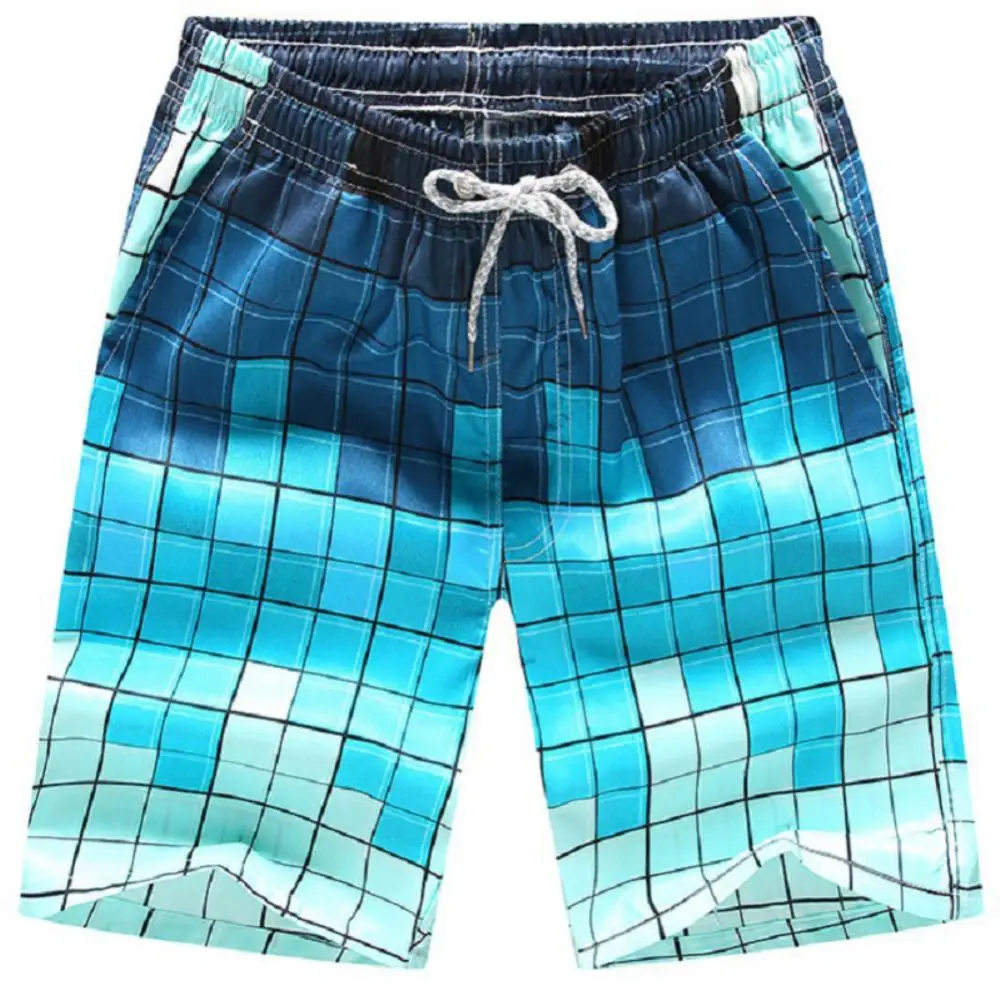 Pantaloni casual da uomo larghi stampati casual, comodi elastici in vita a metà vita, colore puro, pantaloni casual primavera estate, energia giovanile