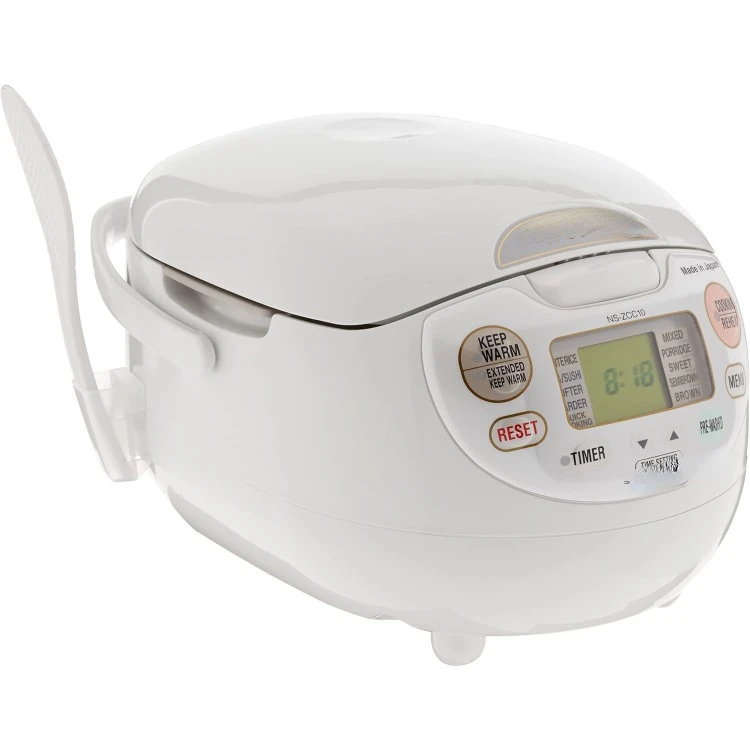 NS-ZCC10 5-1/2-Cup Neuro Fuzzy Rice Cooker and Warmer, Premium White