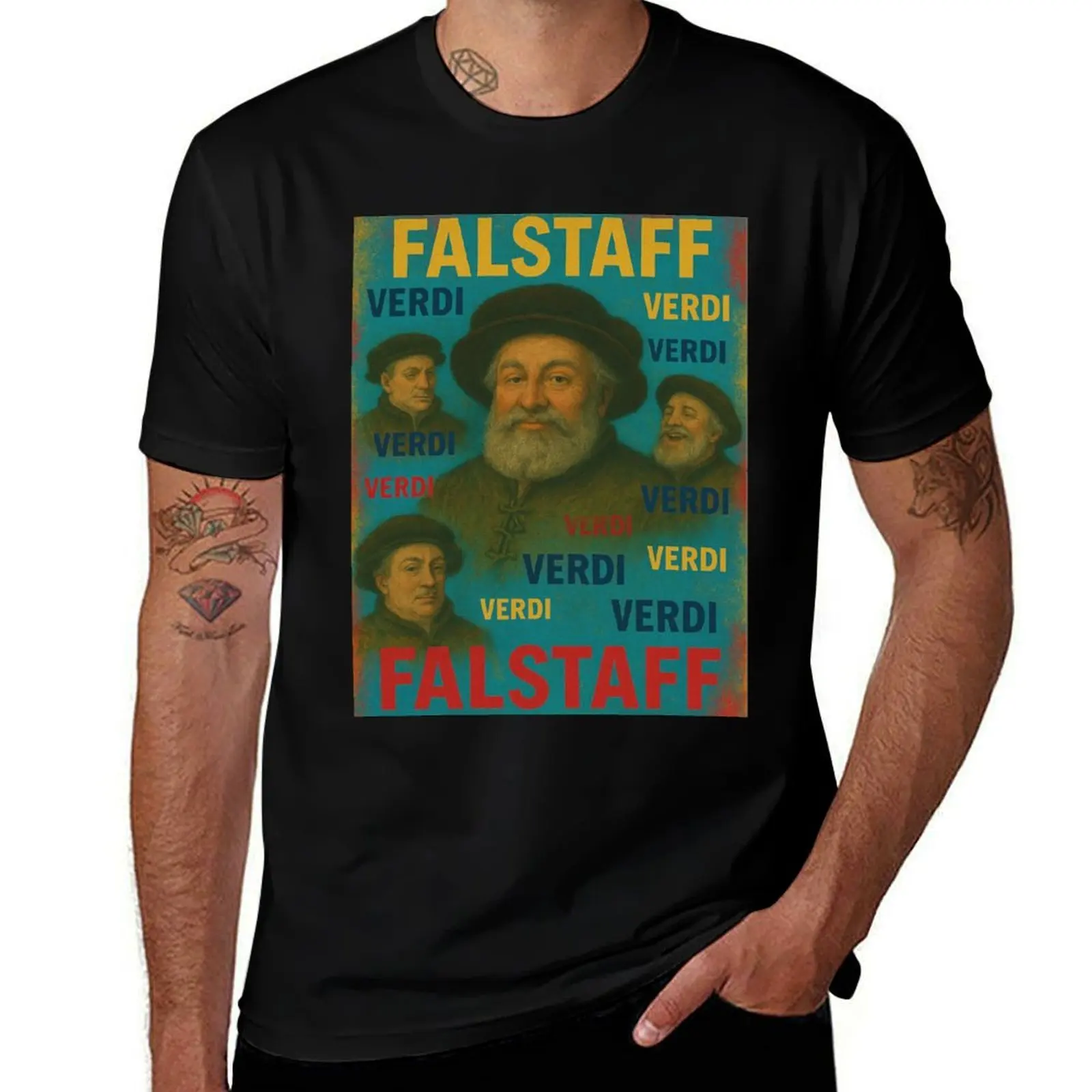 

Falstaff, Opera T-Shirt kawaii clothes affliction shirts hippie clothes mens tall t shirts