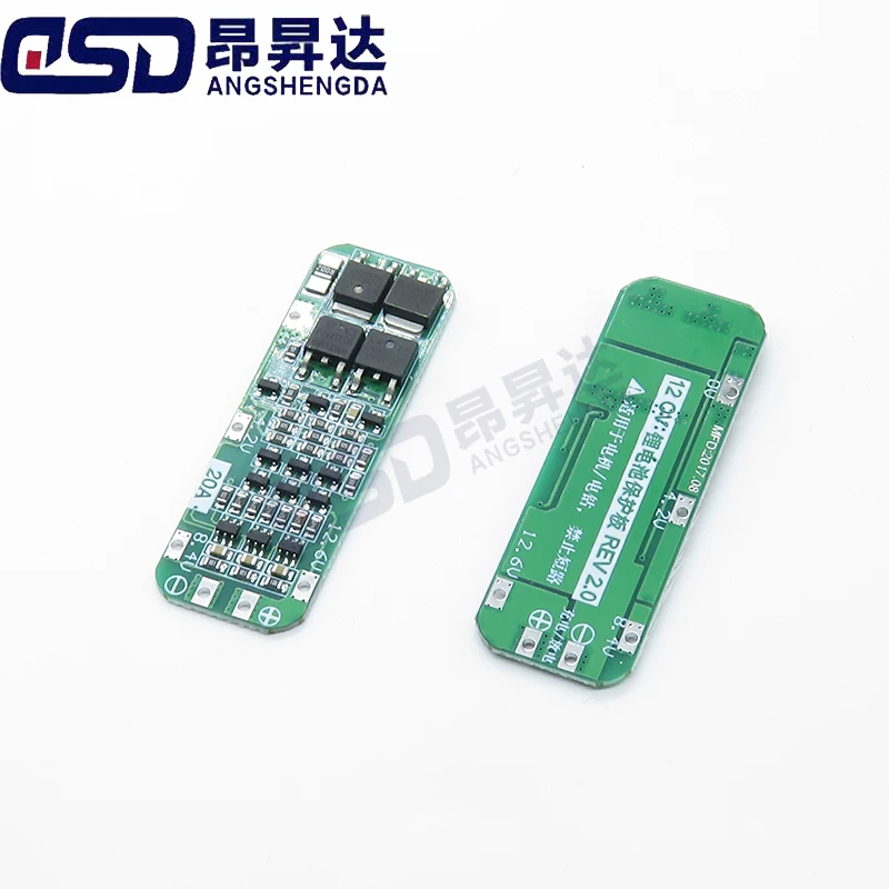 Smart BMS 3S 20A 12V 18650 Li-ion Lithium Battery Charger Protection Balance Board With Balancers Equalizer