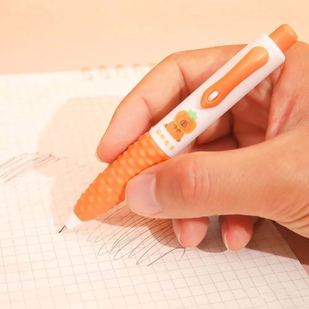 Creative Kawaii Capybara Mechanical Pencil Mini Aesthetic Automatic Pencil Cartoon 0.5mm Pocket Pencil Writing