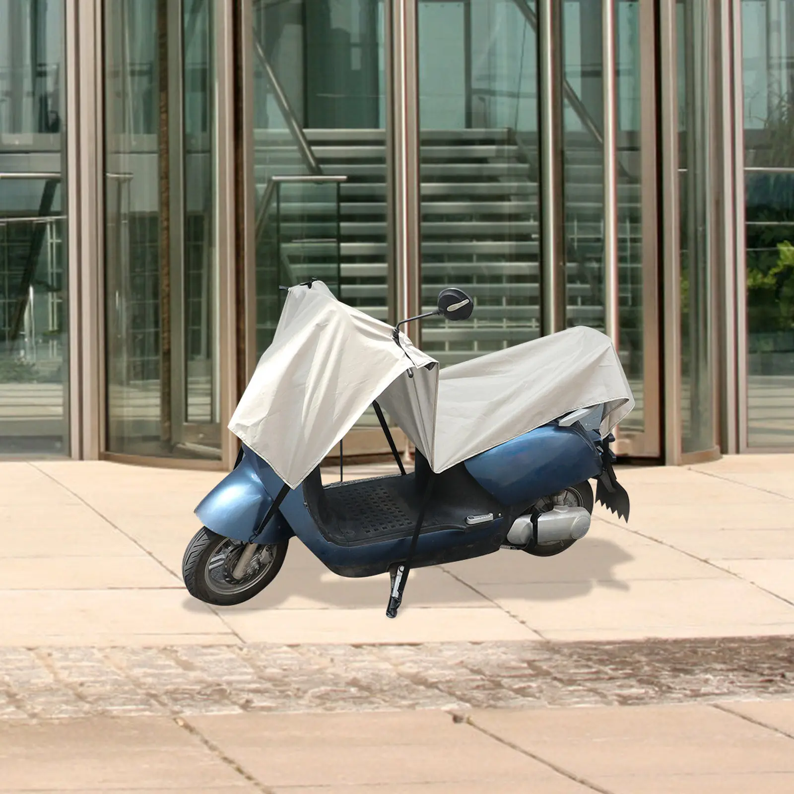 

Scooter Rainproof Cover Large Size 72x220cm Motorcycle Bike Electric Bicycle Protective Cover Outdoor Storage Motorcycle Covers