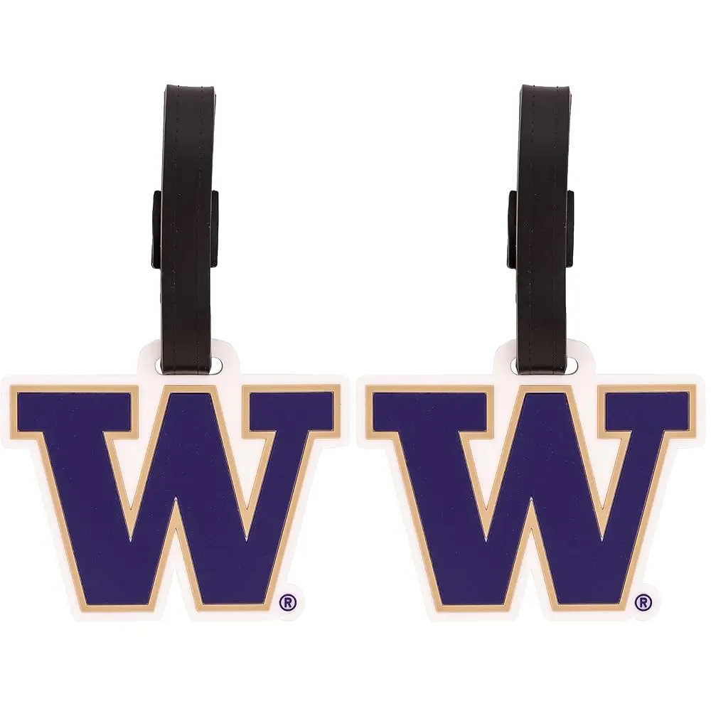 

Free ShippingUniversity of Washington Luggage Tag UW Huskies Durable PVC Travel ID Label for Bags and Backpacks (Design A) (Pack