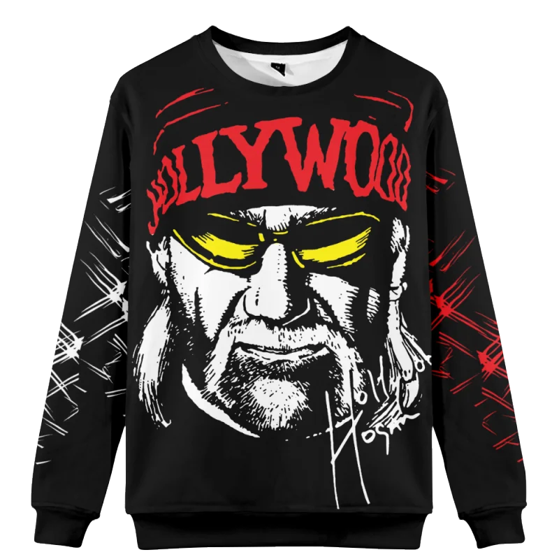 Hulk Hogan Merch 2025 Sweatshirts Cosplay Women Men Fashion Streetwear Hip-hop Sports Pullover Sweatshirt
