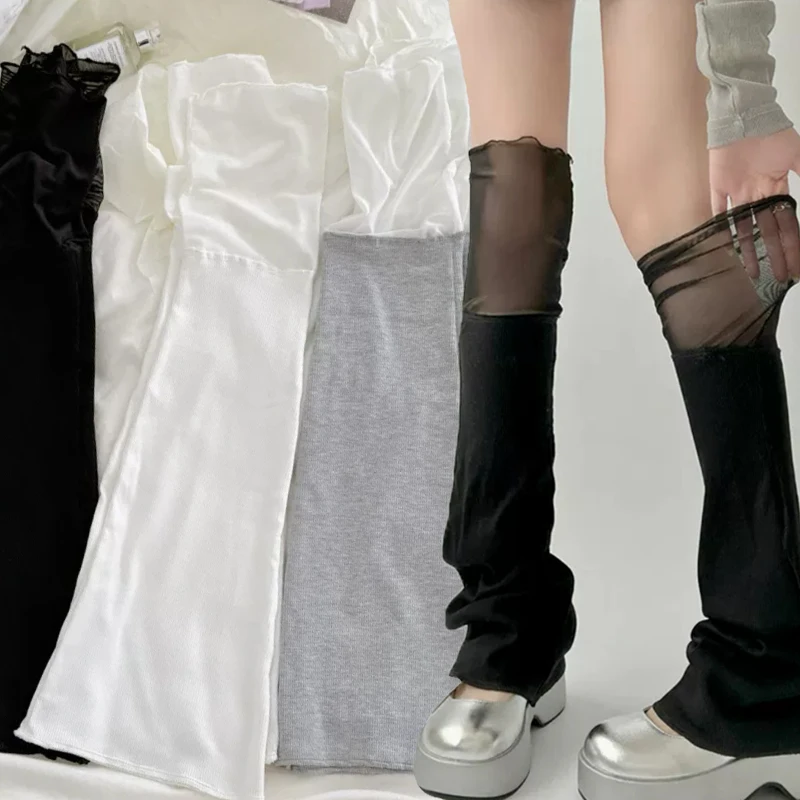 Spring/Summer Thin Ins Mesh Splicing Socks Japanese Retro Stacked Stockings women's Korean Air Conditioning Socks Fashion