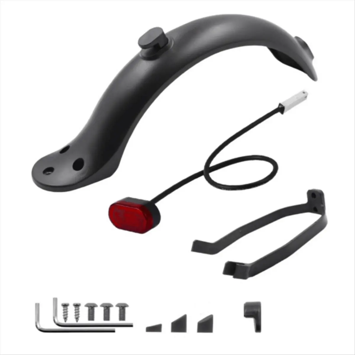 ABPF For M365 /M365 Pro Comprehensive Rear Mudguard Kit Electric Scooters Scooter Accessories:Brake Light,Mud Guard, A - view 2