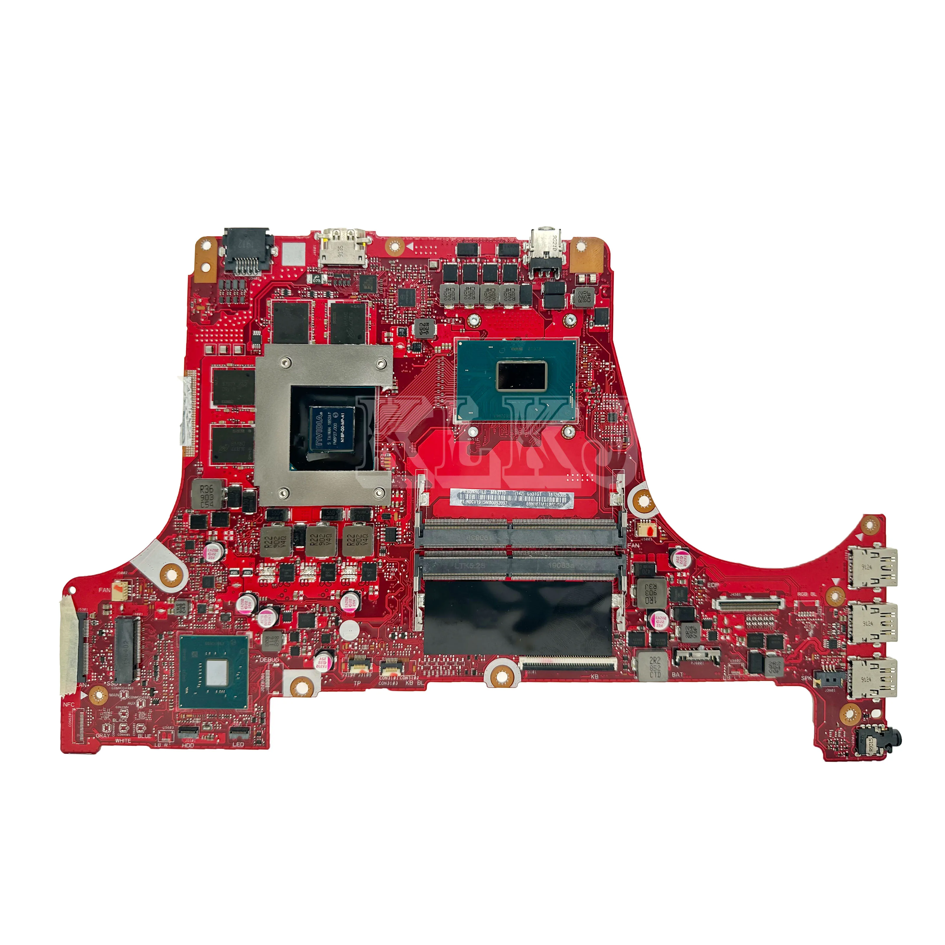 Dinzi G531GT Mainboard For ASUS ROG Strix G G531G G731GT Laptop Motherboard With I5-9300H I7-9750H GTX1650-4G 100% Fully Test