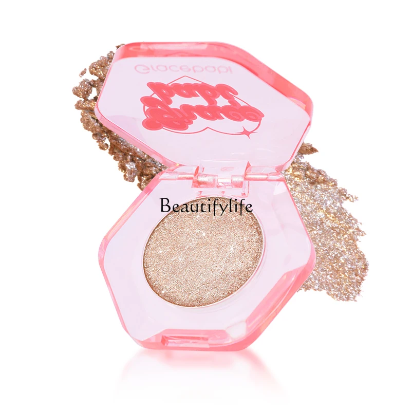 Cardiac Shimmer Rhinestone Monochrome Eyeshadow, Matte Shimmer, Polarized Makeup Palette