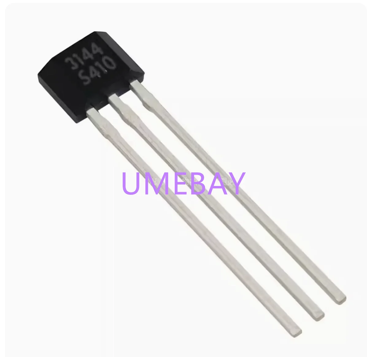 50pcs   A3144EUA-T SIP-3 Hall Sensor 402 Switch High Temperature Element Large Chip High Sensitivity 44E