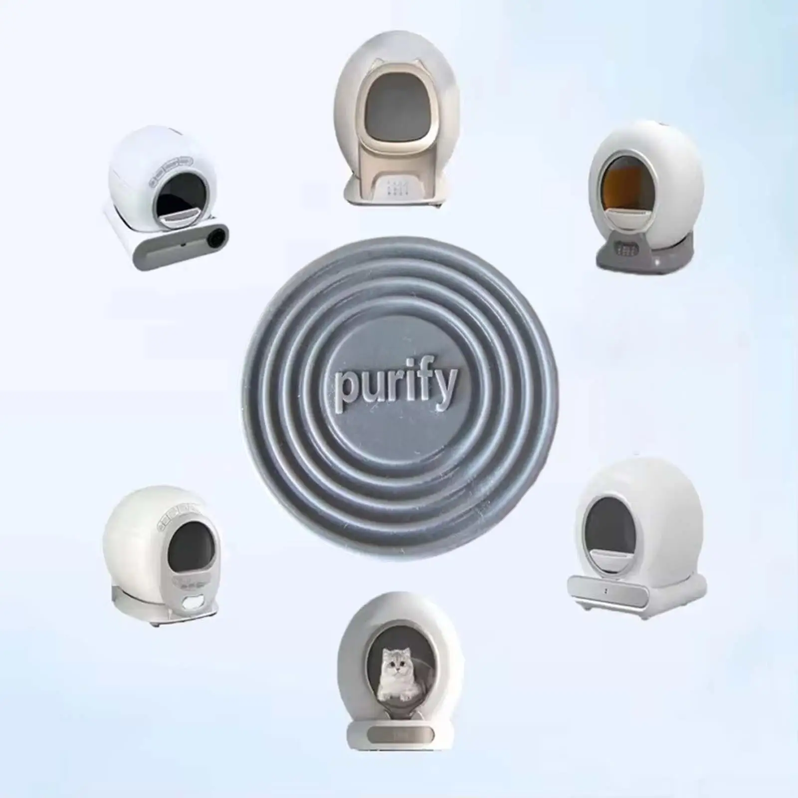 Self Cleaning Cat Litter Boxs Rubber Plug Leakproof Spare Part Accessory Direct Replaces