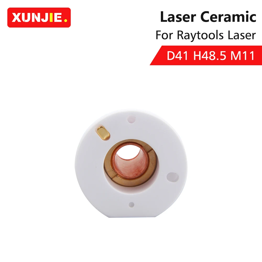 Imagem -04 - Xunjie-raytools Laser Suporte de Bico de Cerâmica Conecte a Peça Cerâmica para Raytools Bs12k D41 H48.5 M11