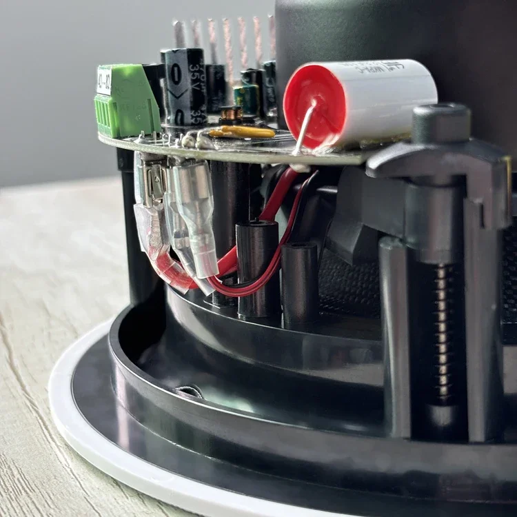 Thinuna GS-5L-BT High Performance 8ohms 30w 2 Way ABS Dual  Bluetooth Wireless Active Ceiling Speaker Built in Class D Amplifier