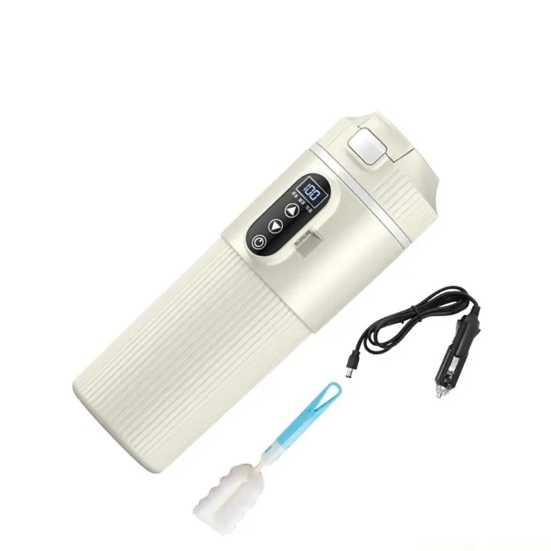 J0MA Car Travel Mug 500ml With Display Panel And Heat Level For Hot Drinks During Travel