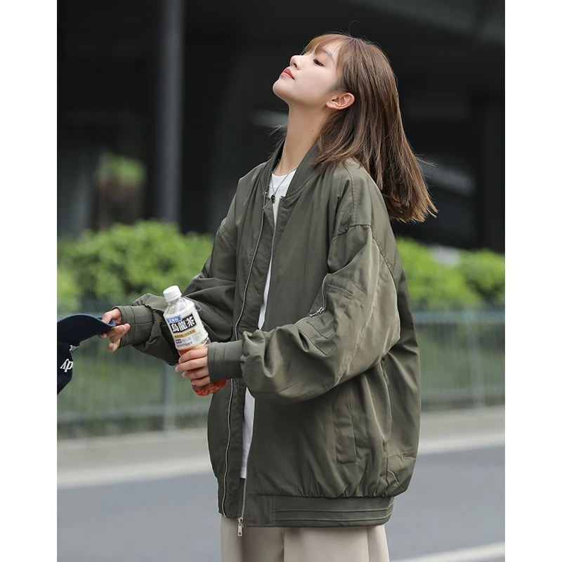 

Мужская бейсбольная куртка в американском уличном стиле, винтажная куртка-бомбер MA-1, молодежная модная куртка с длинными рукавами свободного кроя, Гуанчжоу Дейнг