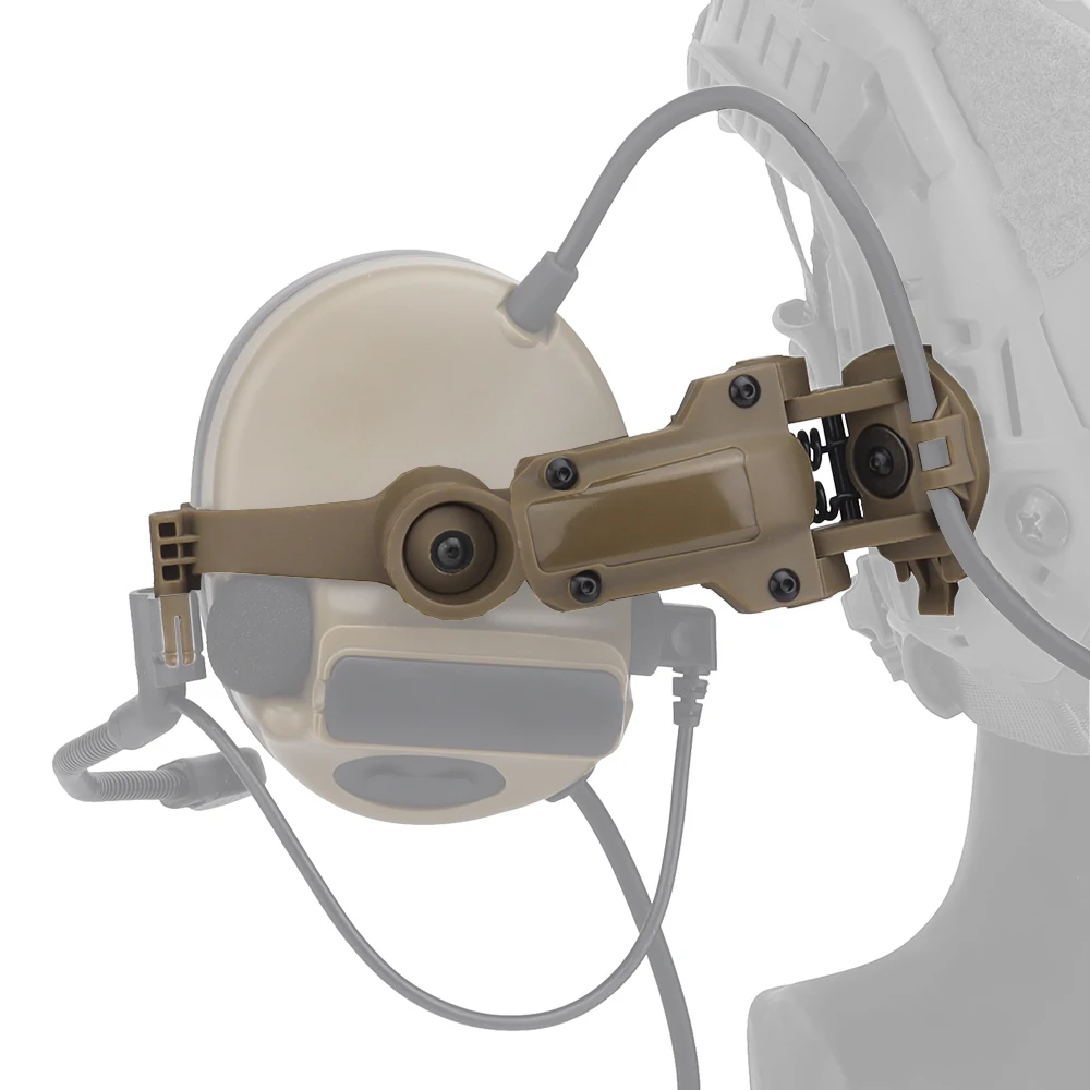 

Tactical Helmet OPS CORE ARC/Wendy M-LOK Rail Adapter Fast Helmet Mount Suitable for COMTAC III Shooting Headset Accessories