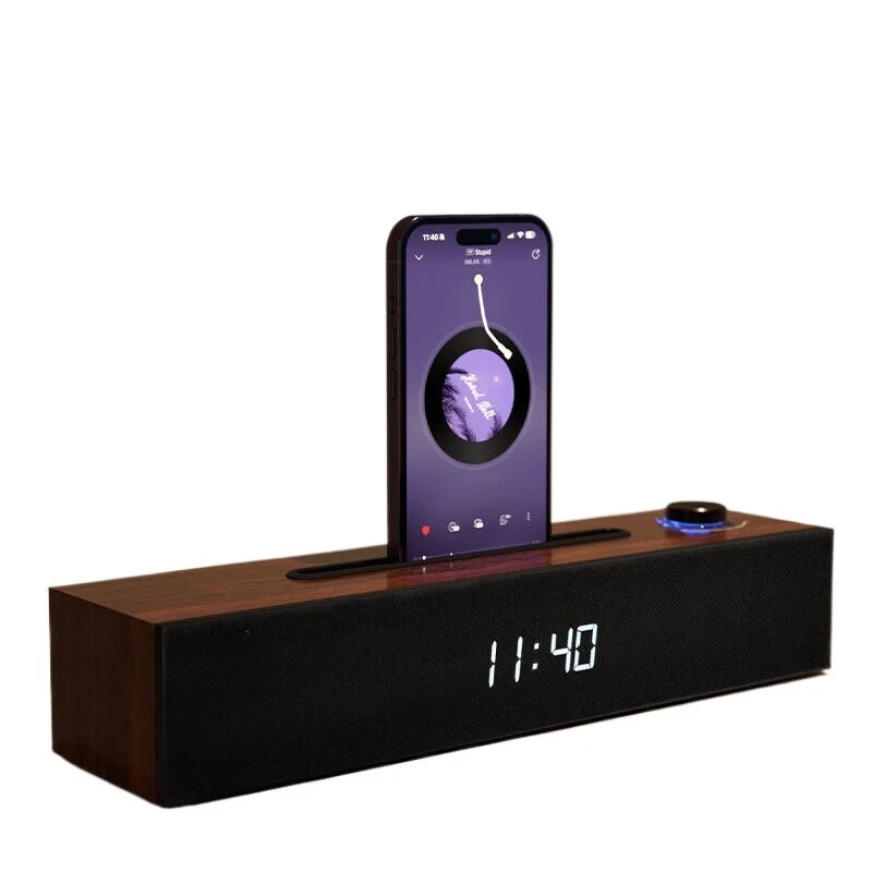 

SPA3809 wired bluetooth dual mode built-in sound card drama game speaker wooden desktop stereo