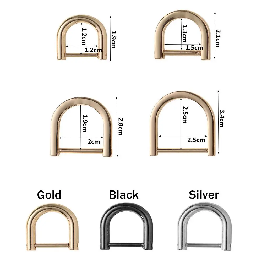 Аксессуары для Ремня Сумки Металлическая Съемная кожаная Ремесленная пряжка на плечо сумка петля винт кольца пряжка застежка D кольцо Пряжка