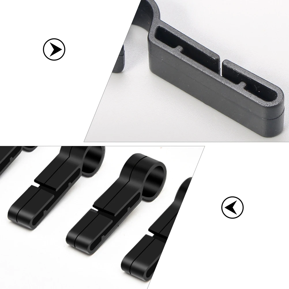 

8pcs Headlamps Clips Light Clip Headlamp Hook Hard Hat Accessories Plastic Lightweight Easy Install Secure Fix Headlight