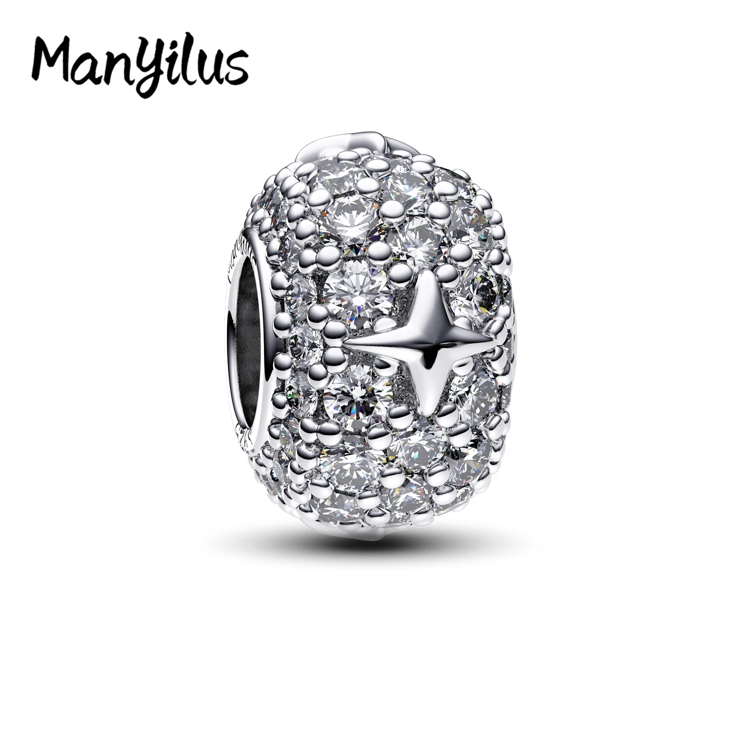 سحر بلاتا 925 دلايات 925 أصلية أساور مجوهرات فضية حقيقية المرأة سوار موضة الخرز المعلقات قلادة مجوهرات Diy بها بنفسك