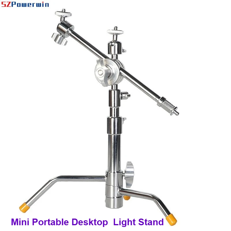 Mini Portable Desktop Light Stand Tripod with For Live Broadcast Studio Softbox LED Video Flash Umbrellas Lighting