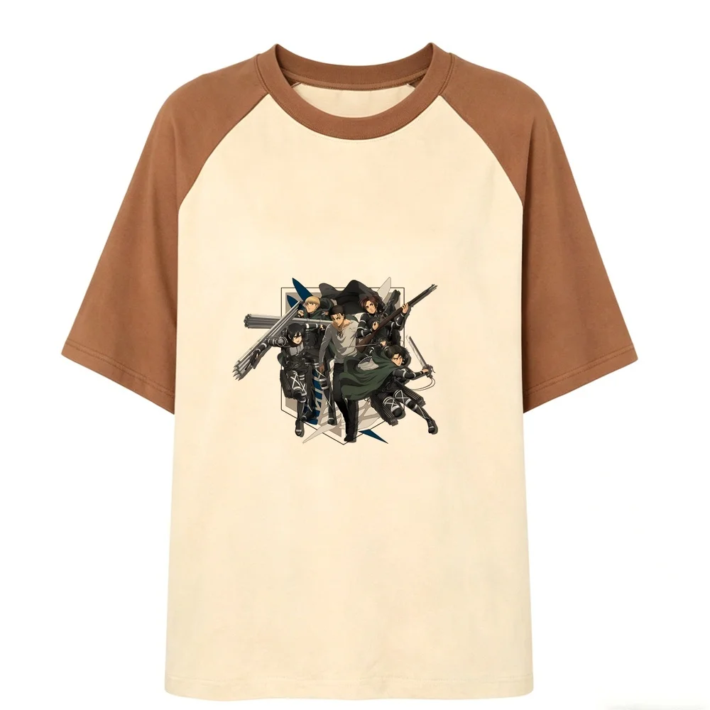 Ataque a Los Titanes t shirt girl 2000s y2k meme korean fashion jojifuku shirt summer cute jojifuku