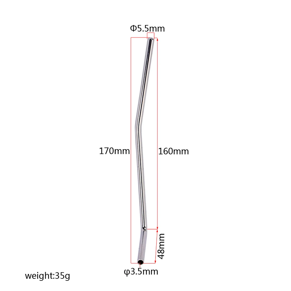 

Electric Guitar Tremolo Arm Vibrato Whammy Bar Crank Lever Silver Durable Metal Lightweight Portable Guitar Accessories Bridge