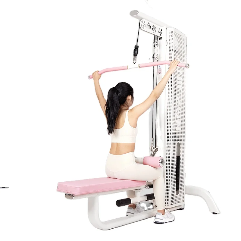 

Commercial Grade Cable Crossover Adjustable Lat Pull Down Dual Functional Cable Machine Lat Pulldown & Row Machine