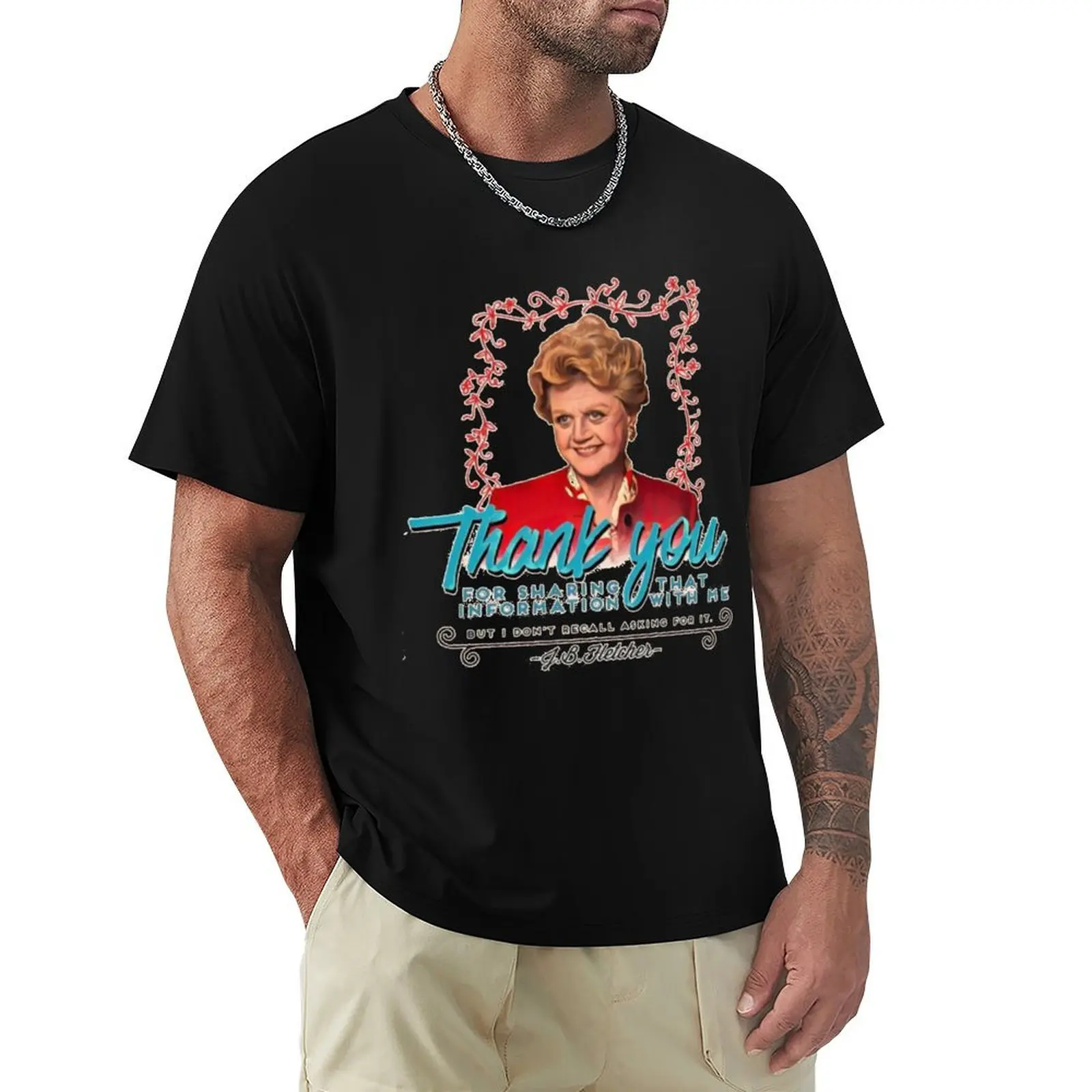 essica Fletcher Doesn't Need Your Input T-Shirt Plus Size Basic Short Sleeve Top