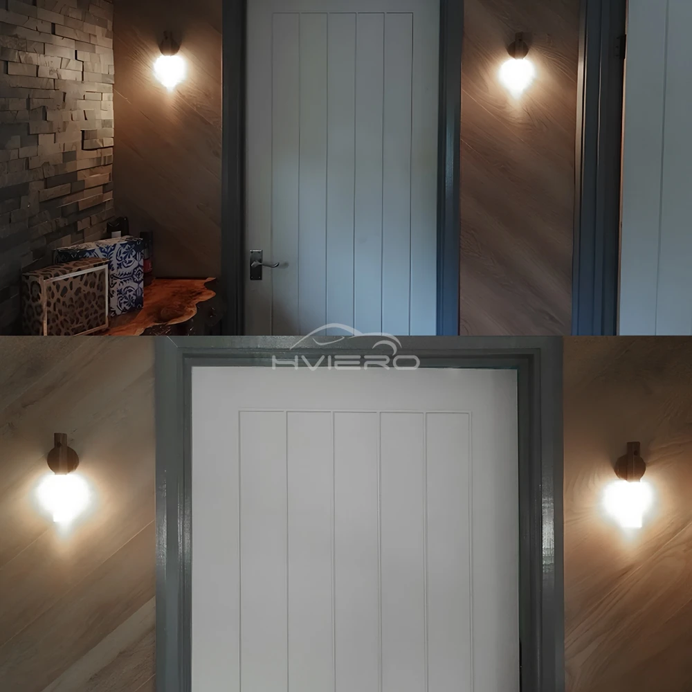 1 Stück intelligentes Induktions-Nachtlicht für den menschlichen Körper, wiederaufladbare LED-Korridor-Schrank-Wandleuchte, Haushalts-WC-Wandinduktion