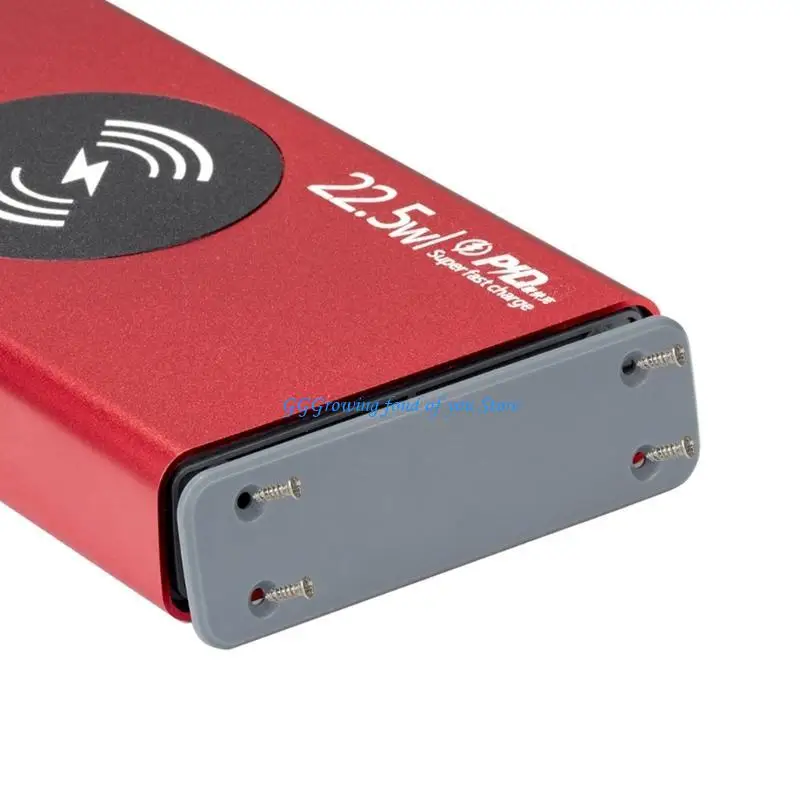H9EB DIY 8x18650 Battery Case Quick Outer Metal shells Shells Portable External Boxes without Battery