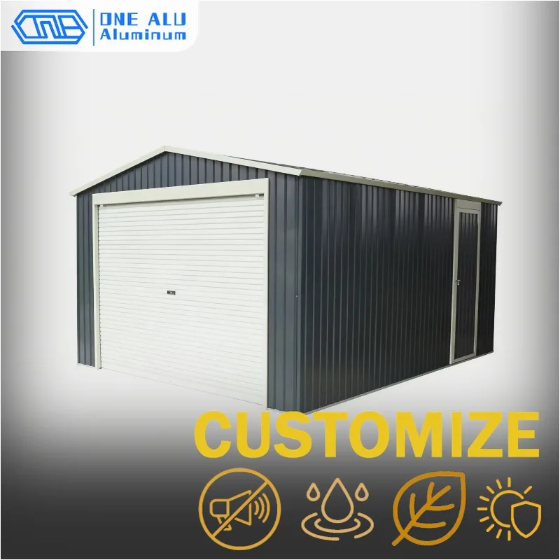 Customizable Outdoor Mobile Storage Shed Garden Tool House Large Capacity Backyard Storage Garage Parking Shelter Customizable